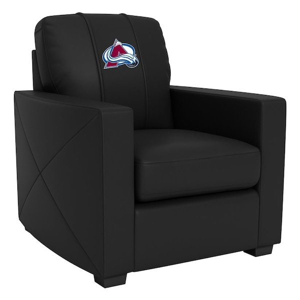 Dreamseat Silver Club Chair with Colorado Avalanche Logo XZ7759002CHCDBK-PSNHL40070 - main